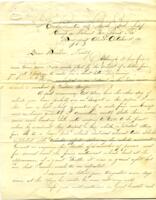 Edwin Holmes Letter : October 3 1863