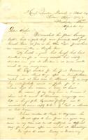 Edwin Holmes Letter : April 30 1864