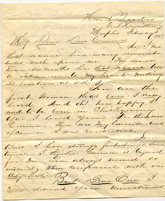 Mark Flower Letter : February 4 1863