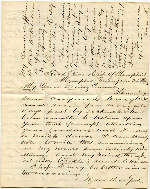 Mark Flower Letter : June 25 1863