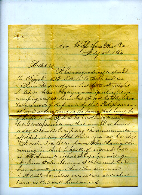 Havens Letter : July 4 1864