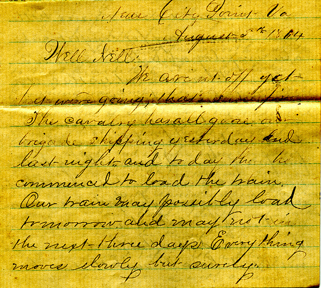 Havens Letter : August 5 1864