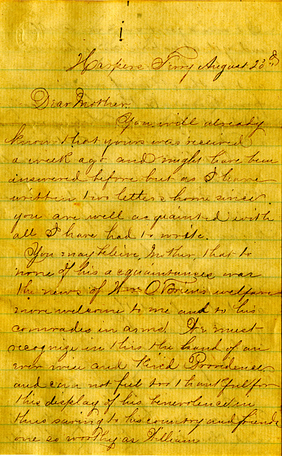 Havens Letter : August 23 1864