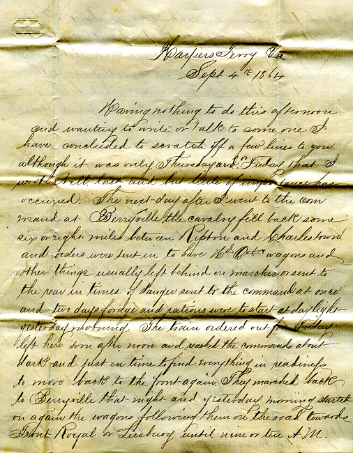 Havens Letter : September 4 1864