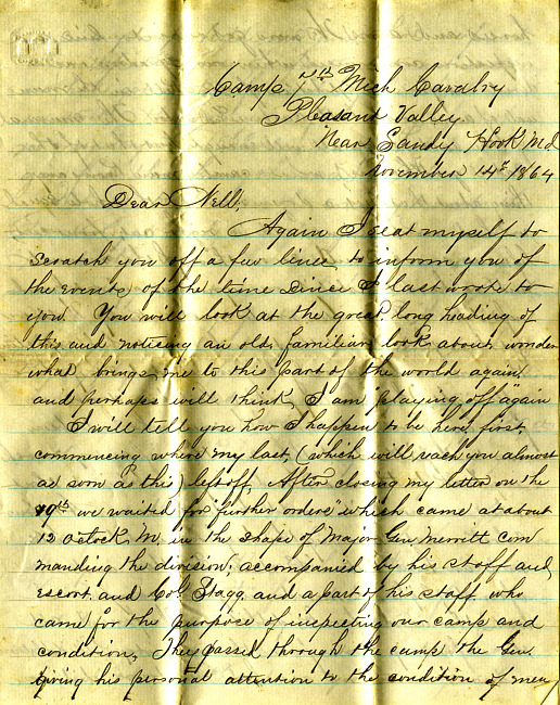 Havens Letter : November 14 1864