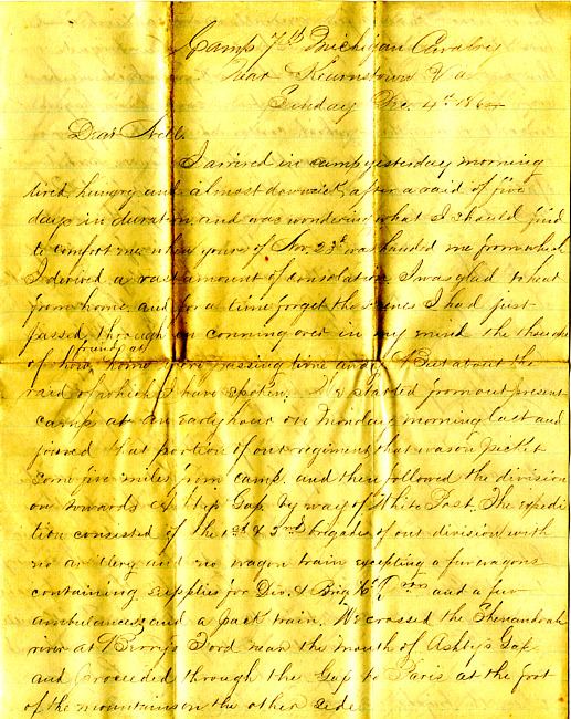 Havens Letter : December 4 1864