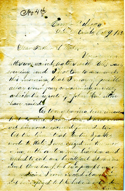 Havens Letter : October 9 1862 (2)