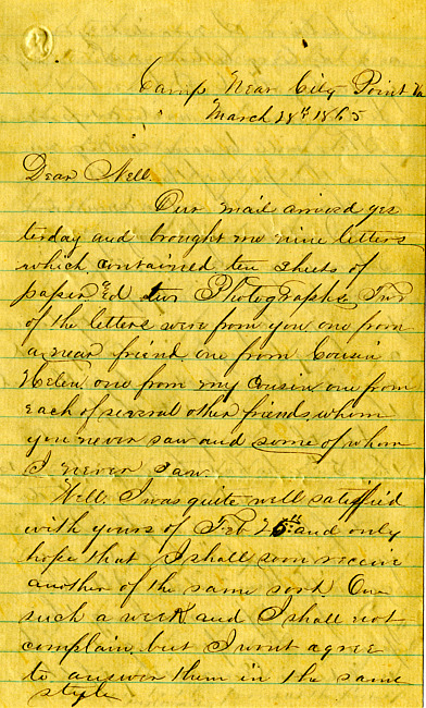 Havens Letter : March 28 1865