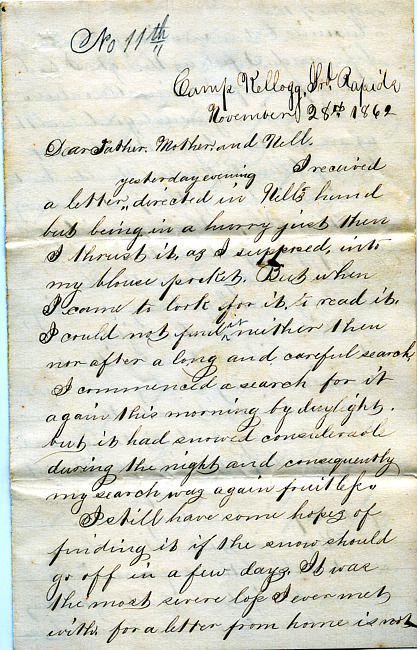 Havens Letter : November 28 1862