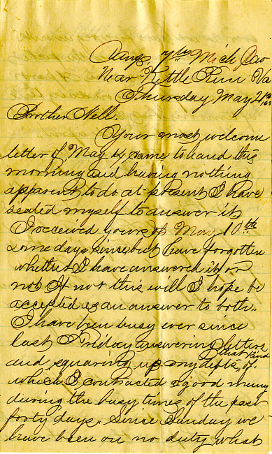 Havens Letter : May 21 1865 (2)