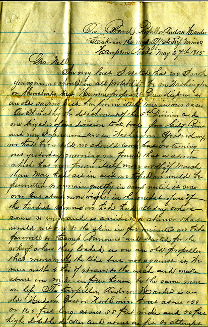 Havens Letter : May 27 1865