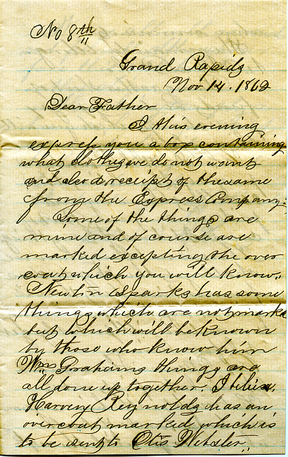 Havens Letter : November 14 1862