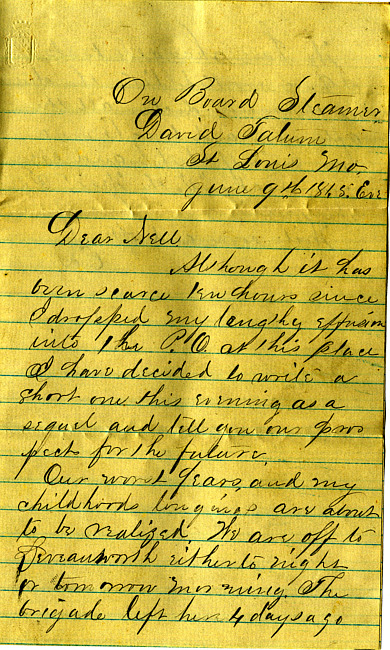 Havens Letter : June 9 1865