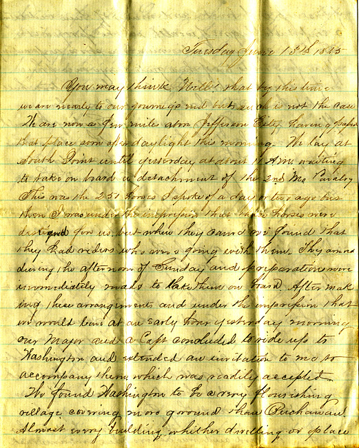 Havens Letter : June 13 1865