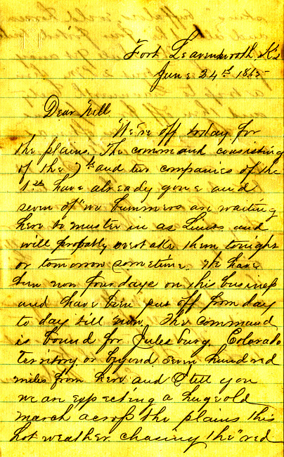 Havens Letter : June 24 1865