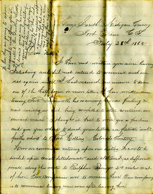 Havens Letter : July 28 1865