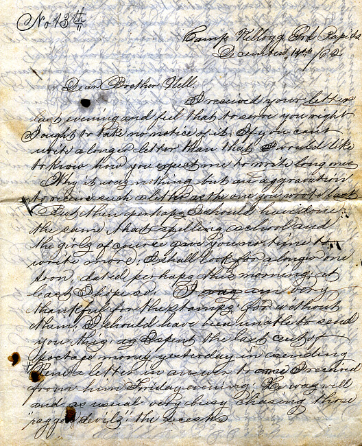 Havens Letter : December 14 1862