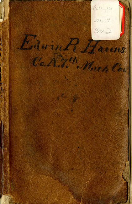 Edwin R. Havens Diary January 11, 1864 through July 20, 1864