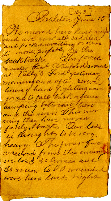 Havens Letter : June 10 1863