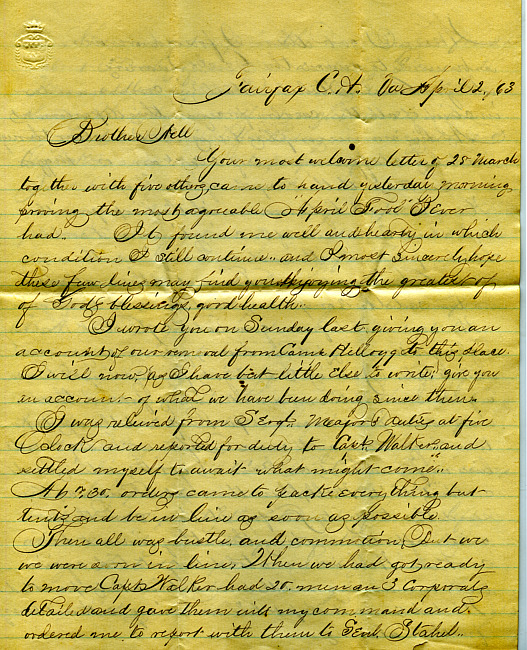 Havens Letter : April 2 1863