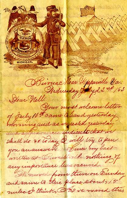 Havens Letter : July 22 1863