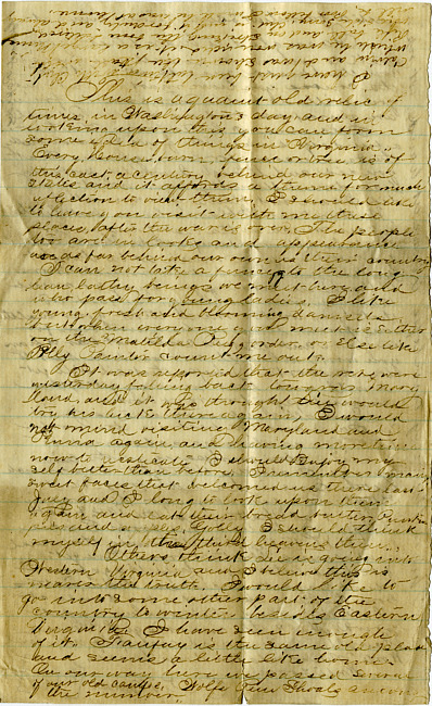 Havens Letter : August 22 1863