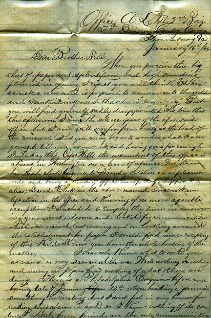 Havens Letter : January 16 1864 (2)