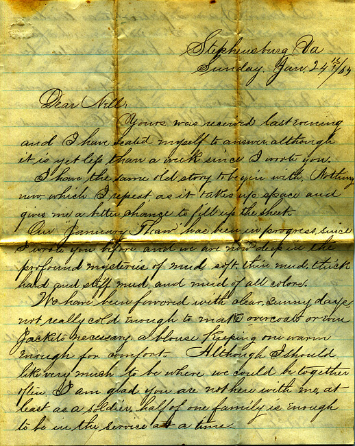 Havens Letter : January 24 1864 (2)