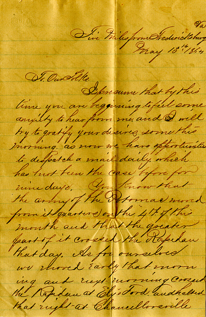 Havens Letter : May 10 1864