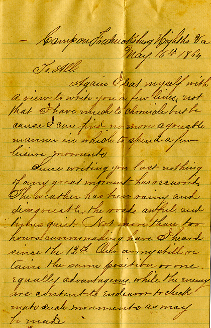 Havens Letter : May 16 1864