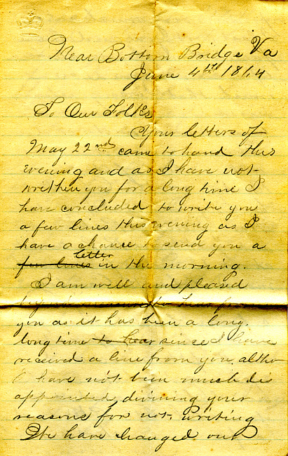 Havens Letter : June 4 1864