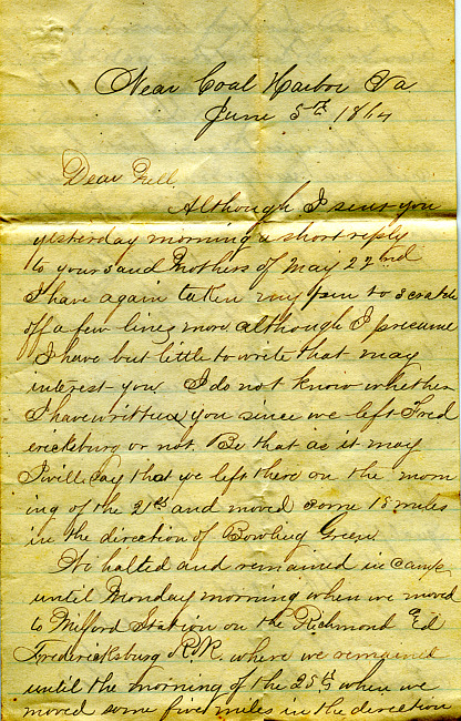 Havens Letter : June 5 1864