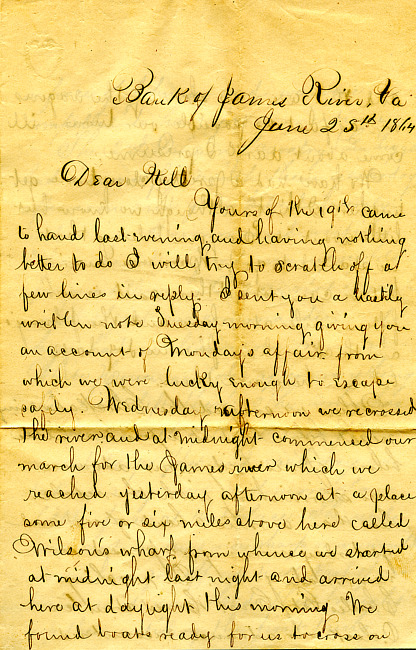 Havens Letter : June 25 1864