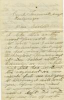 G B Surdam Letter : August 27 1862