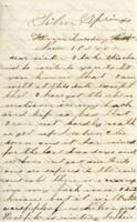Andrew Ferdon Letter : November 18, 1862