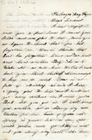 Bell and David Merwin Letter, May 17, 1863