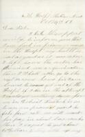 Andrew Ferdon Letter : October 14, 1863
