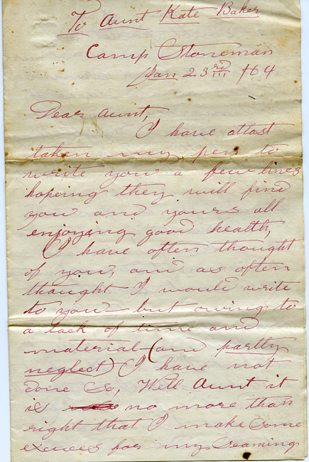Er Letter - January 23, 1864
