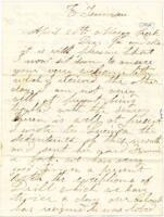 Israel G. Atkins Letter : April 20, 1864