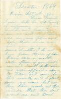 Israel G. Atkins Letter : September 16, 1864