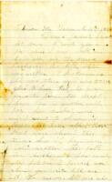 Israel G. Atkins Letter : November 16, 1864