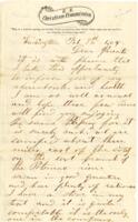 Israel G. Atkins Letter : February 7, 1865