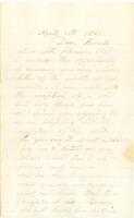 Israel G. Atkins Letter : April 24, 1865