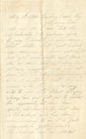 Israel G. Atkins Letter : May 7, 1863
