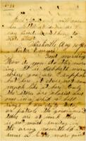 James Bradish Letter : August 16, 1863