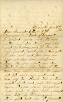 James Bradish Letter : January 7, 1864