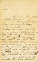 James Bradish Letter : May 15, 1863