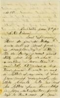 James Bradish Letter : June 9, 1863