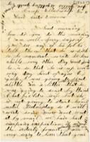 James Bradish Letter : November 16, 1862
