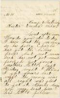 James Bradish Letter : February 15, 1863